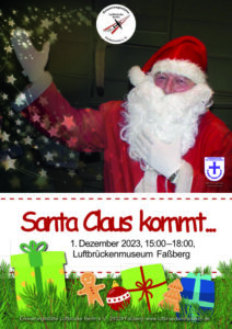 Plakat Santa Claus kommt